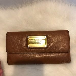 Marc By Marc Jacobs Camel Trifold Wallet
